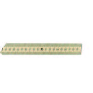 Double sided meter stick, hardwood